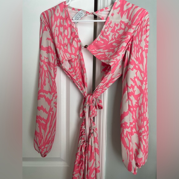 NWOT RESA Noelle Dress Pink Maxi XS - Picture 6 of 8